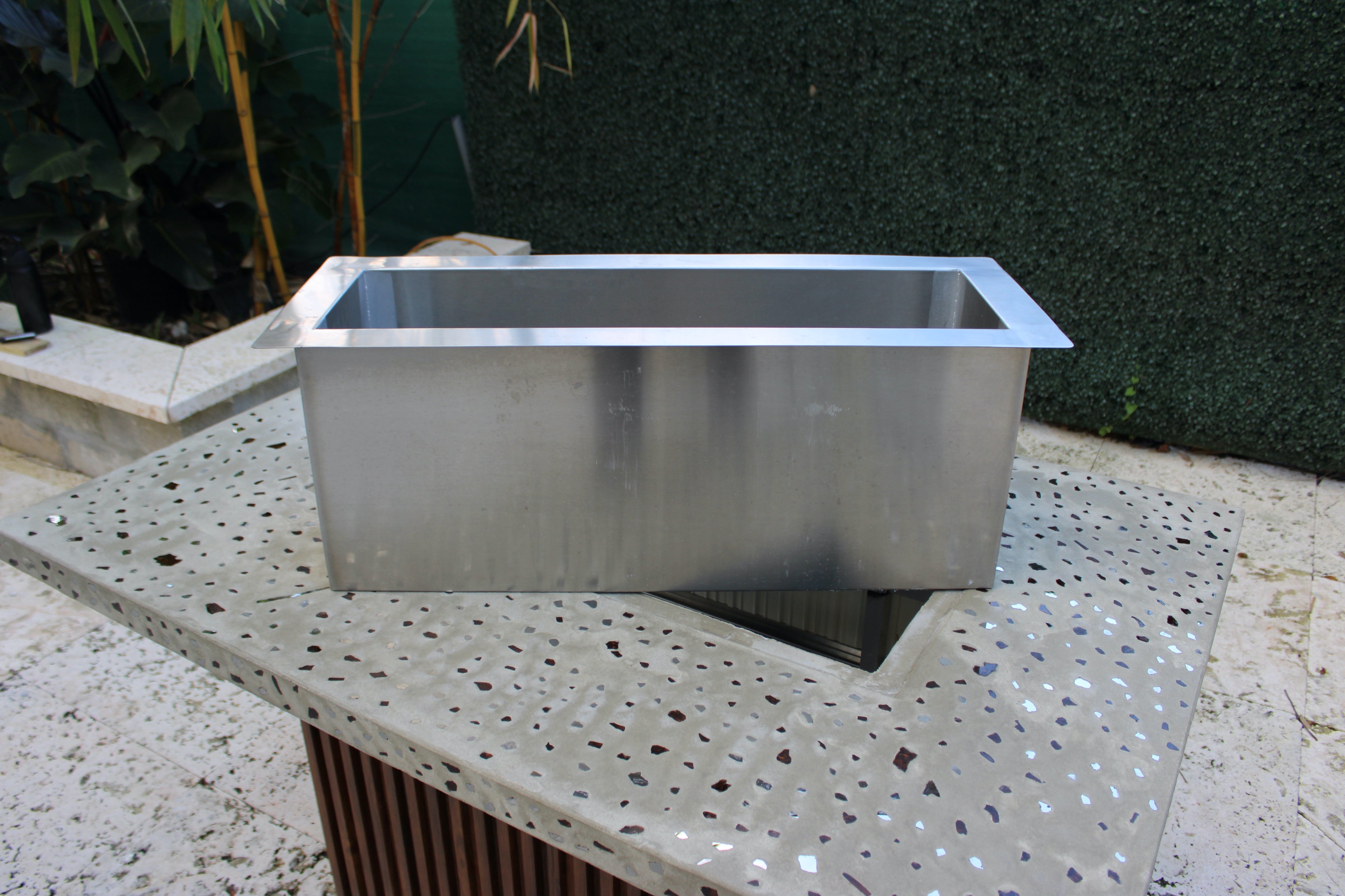 STAINLESS STEEL DROP-IN BIN