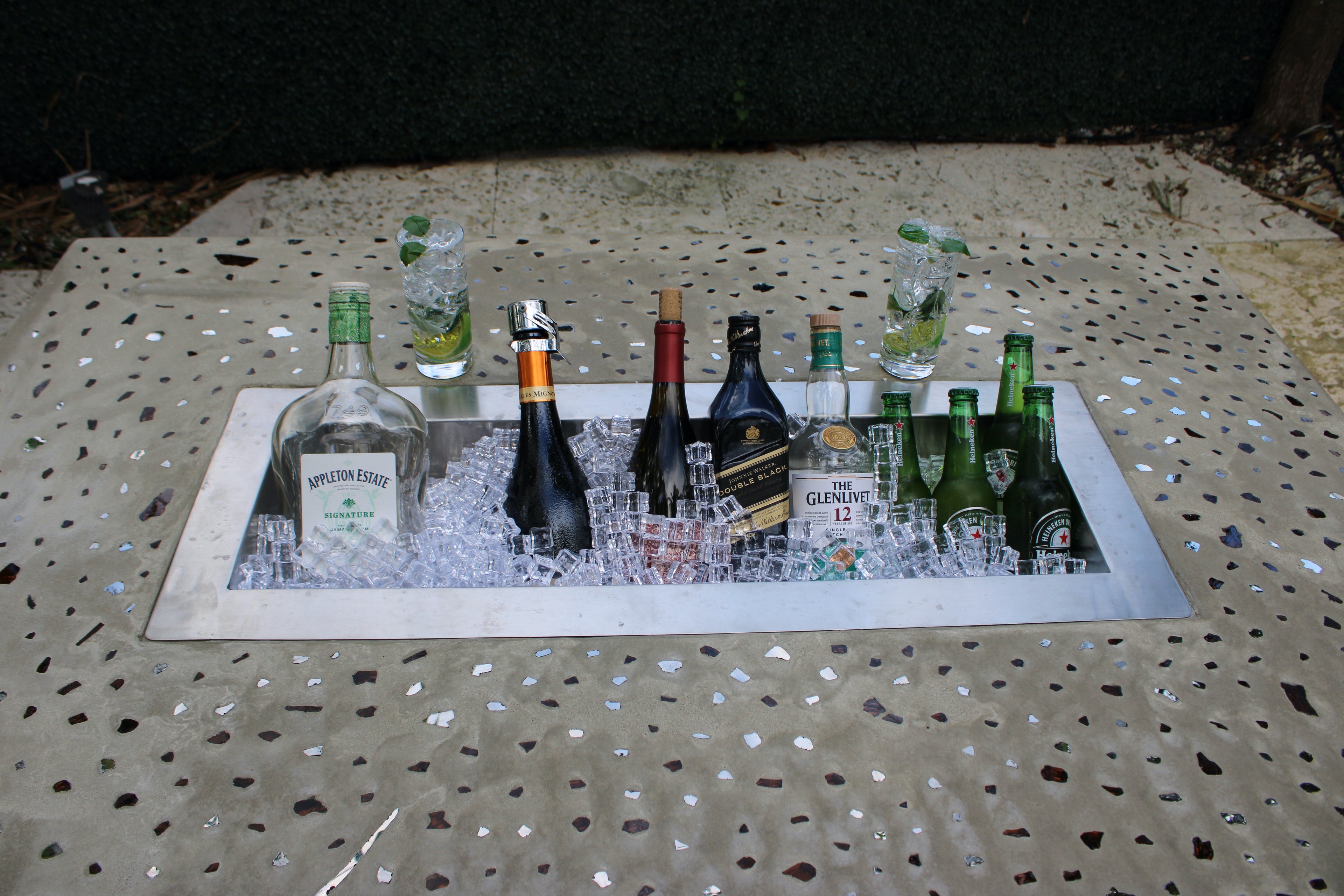 STAINLESS STEEL DROP-IN BIN