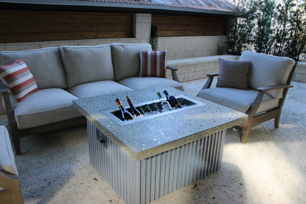 ABACO FIRE & ICE SQUARE COFFEE TABLE